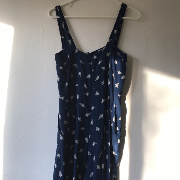 Flynn Skye blue floral jumpsuit sz med tie front - Picture 6 of 8